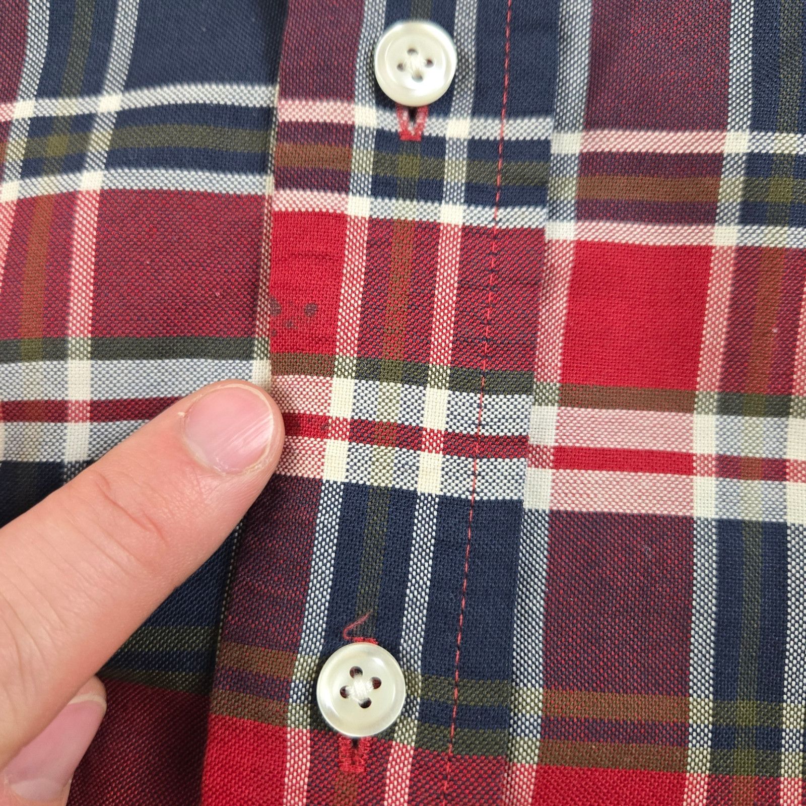 Towncraft Vintage Red Plaid Classic Button Down Shirt Size XL Size US XL / EU 56 / 4 - 5 Thumbnail