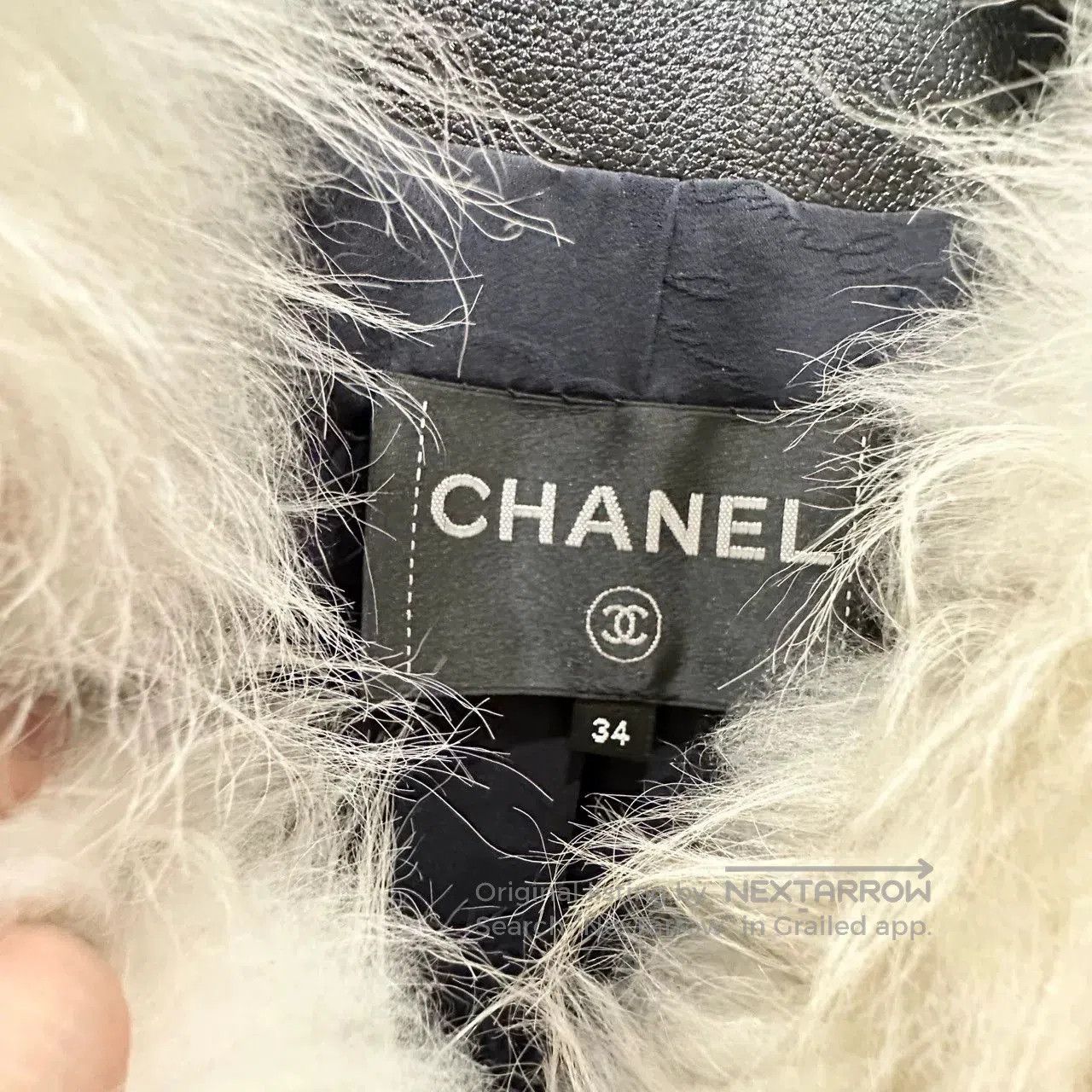 Chanel Chanel Fur Collar Leather Jacket. Size US XS / EU 42 / 0 - 3 Thumbnail