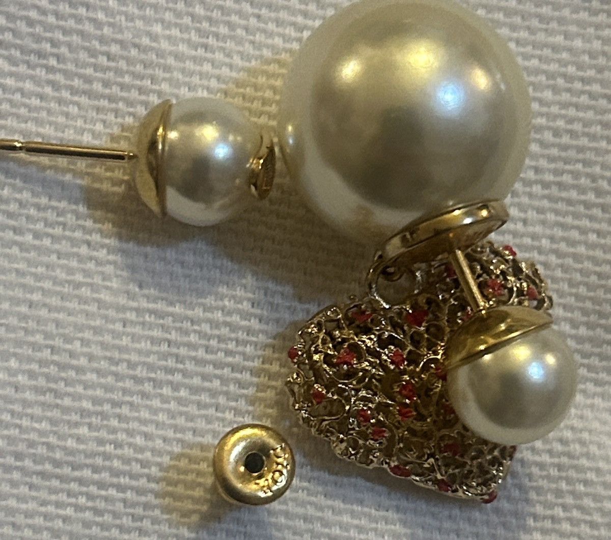 Dior Dior DIORAMOUR DIOR TRIBALES EARRINGS Gold-Finish Metal Size ONE SIZE - 6 Thumbnail