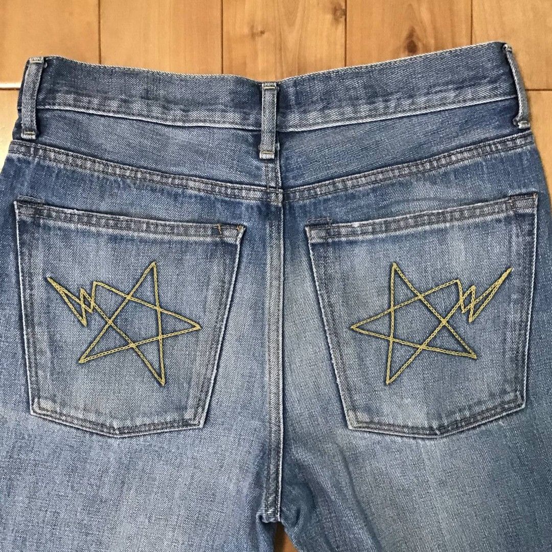 Bape BAPE STA DAMAGED TYPE5 Slim Taper Denim Pants APE ★size S Size US 30 / EU 46 - 5 Thumbnail