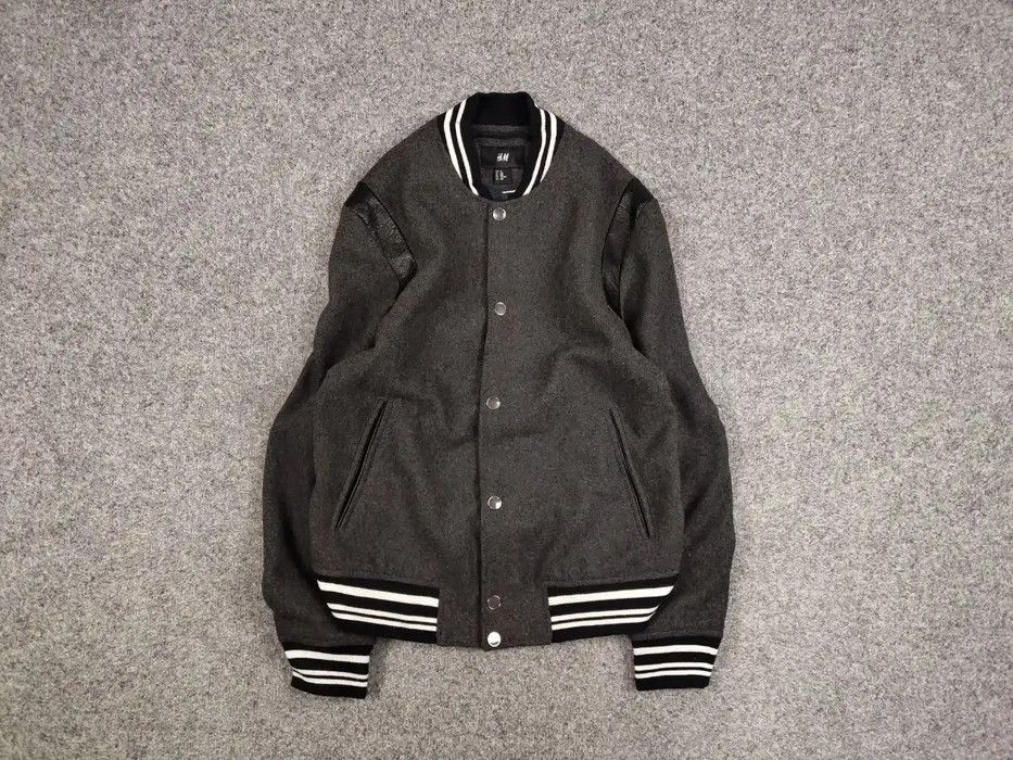 Other Varsity H&M Wool bomber jacket saint laurent teddy Style Size US M / EU 48-50 / 2 - 1 Thumbnail