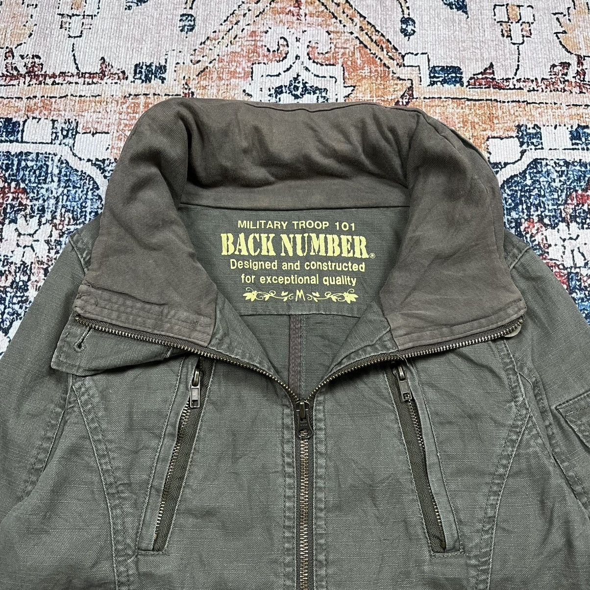 Japanese Brand Bono Jacket GOA Style Military Troop Back Number Size US S / EU 44-46 / 1 - 11 Thumbnail