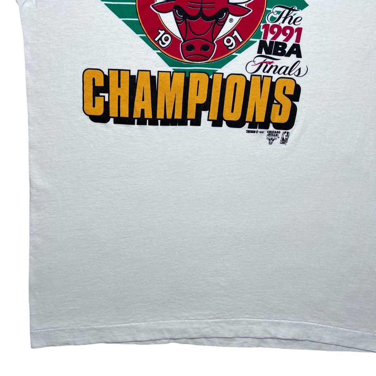NBA Vtg 1991 NBA Chicago Bulls Eastern Conference Champions Tee Size US XL / EU 56 / 4 - 7 Thumbnail
