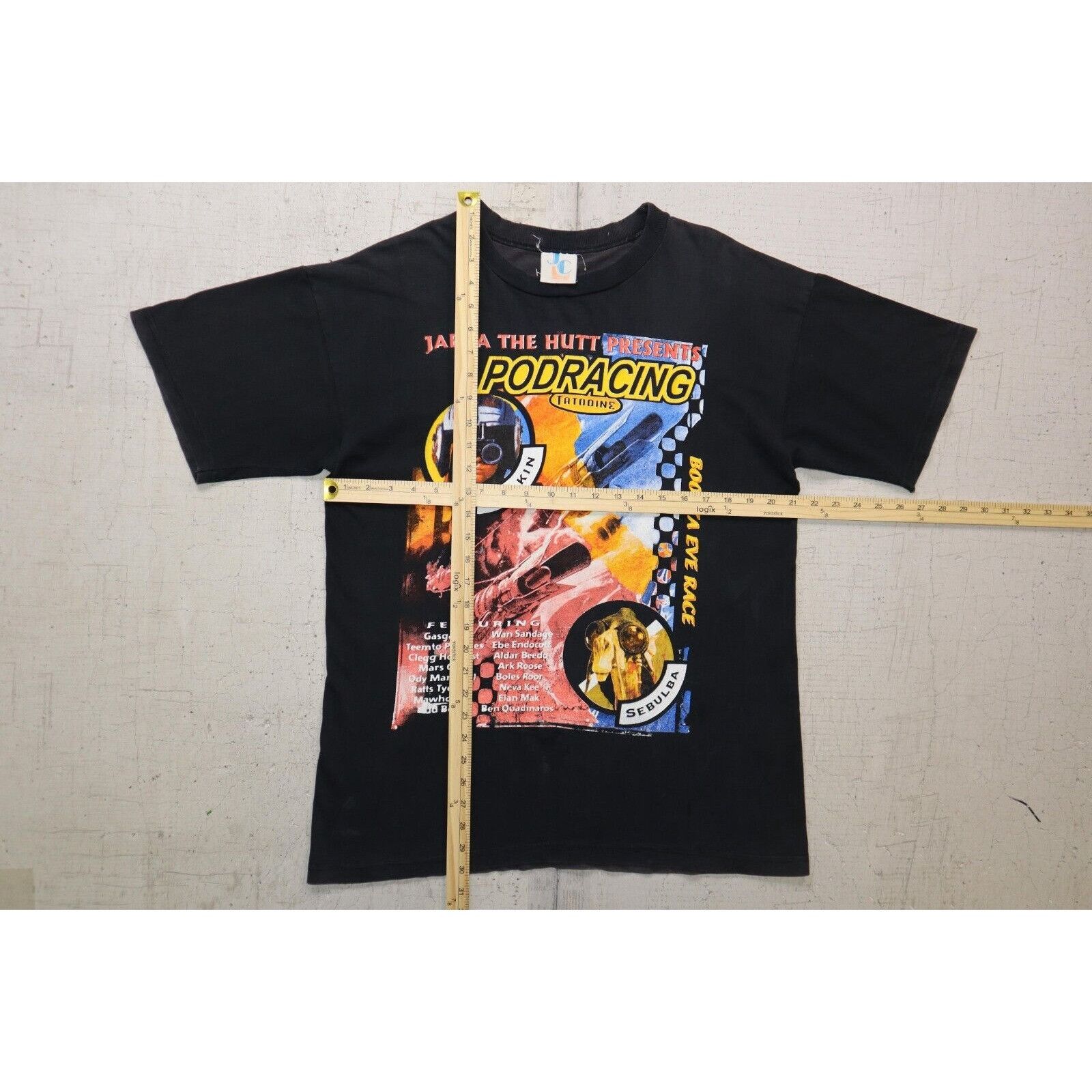 Vintage Vintage 90s Star Wars Episode 1 Phantom Menace T Shirt Sz L Size US L / EU 52-54 / 3 - 4 Thumbnail