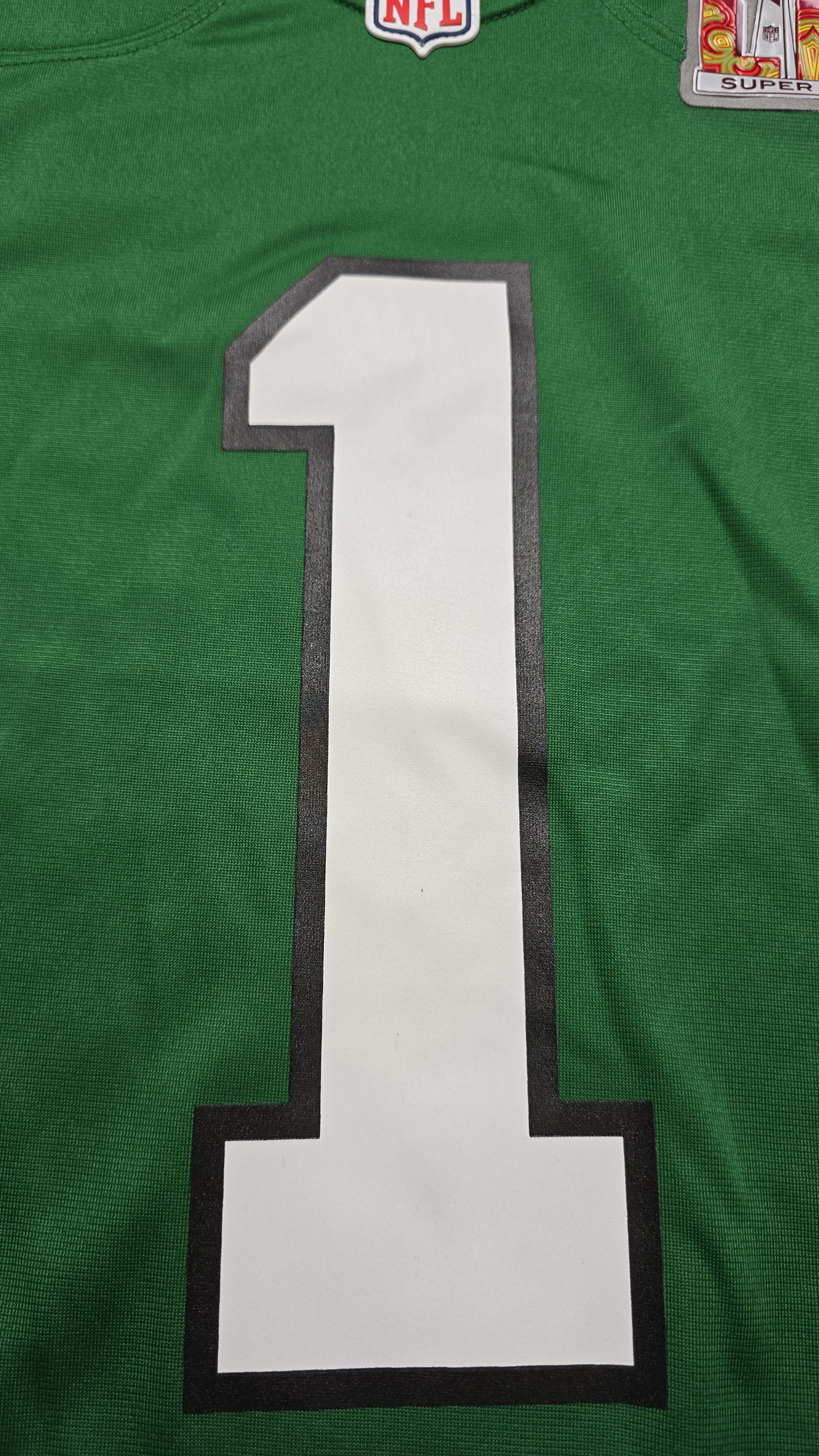 Nike Hurts #1 Eagles Alternate Game Super Bowl LIX Champs Jersey Size US S / EU 44-46 / 1 - 13 Thumbnail
