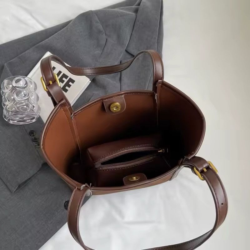 Vintage Retro Vintage Style Shoulder Tote Small Bag Size ONE SIZE - 7 Thumbnail