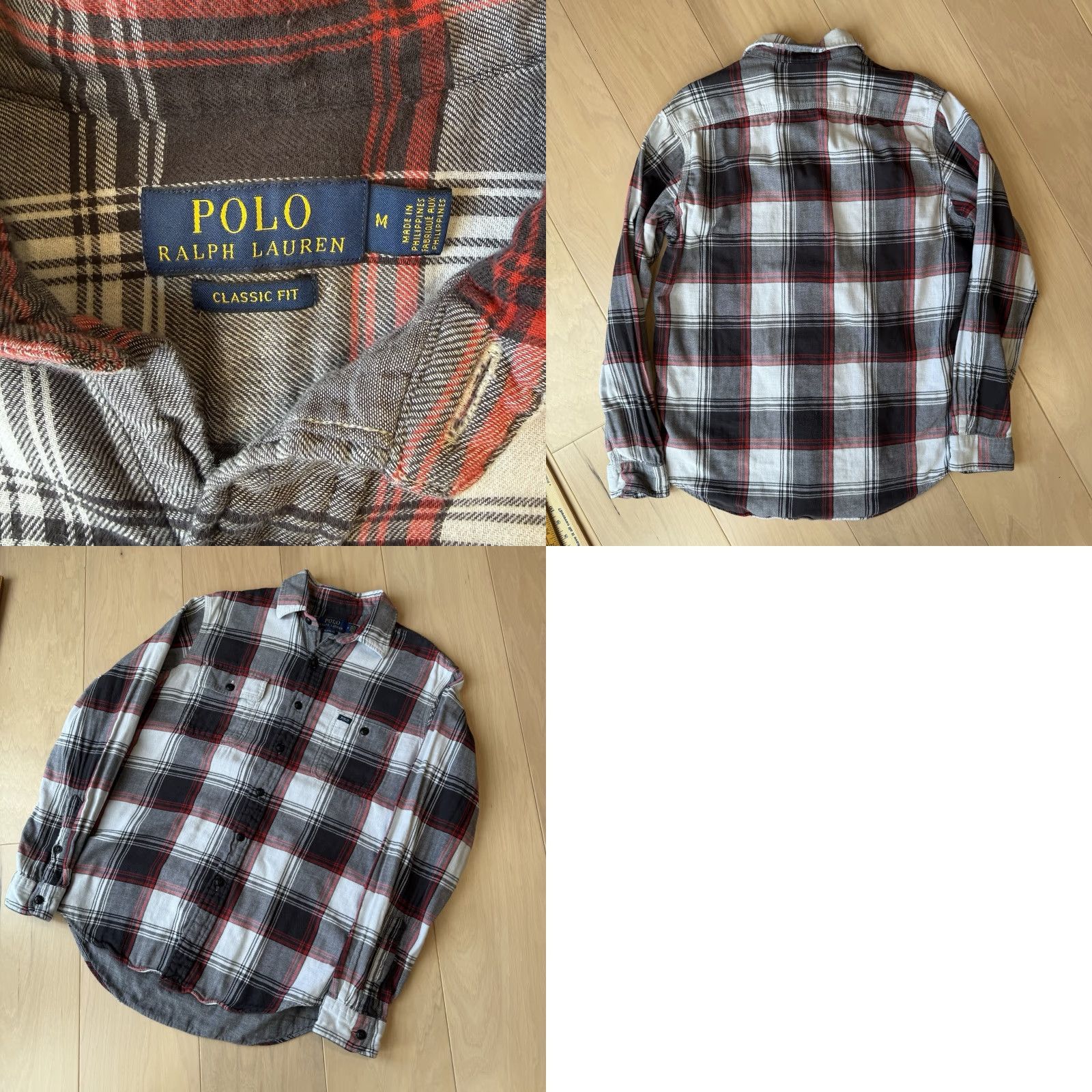 Polo Ralph Lauren Polo Ralph Lauren Flannel Medium Multicolor Plaid Button-Up Shirt - Casual Workwear, 90s, USA, Classic, Western (Mens) Size US M / EU 48-50 / 2 - 8 Thumbnail