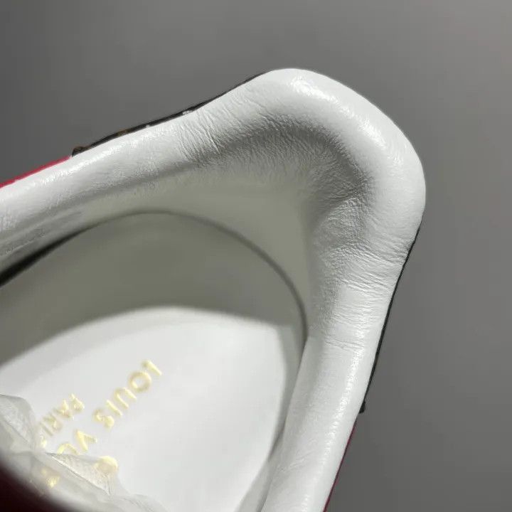 Louis Vuitton Louis Vuitton Red and White Casual Sneakers -2508 Size US 6 / IT 36 - 6 Thumbnail