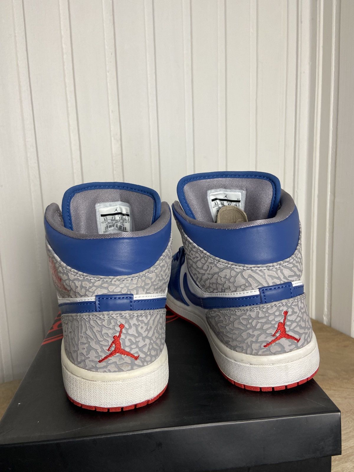 Jordan Brand Used Jordan 1 Retro Mid "True Blue" authentic size 8,5US Size US 8.5 / EU 41-42 - 8 Thumbnail