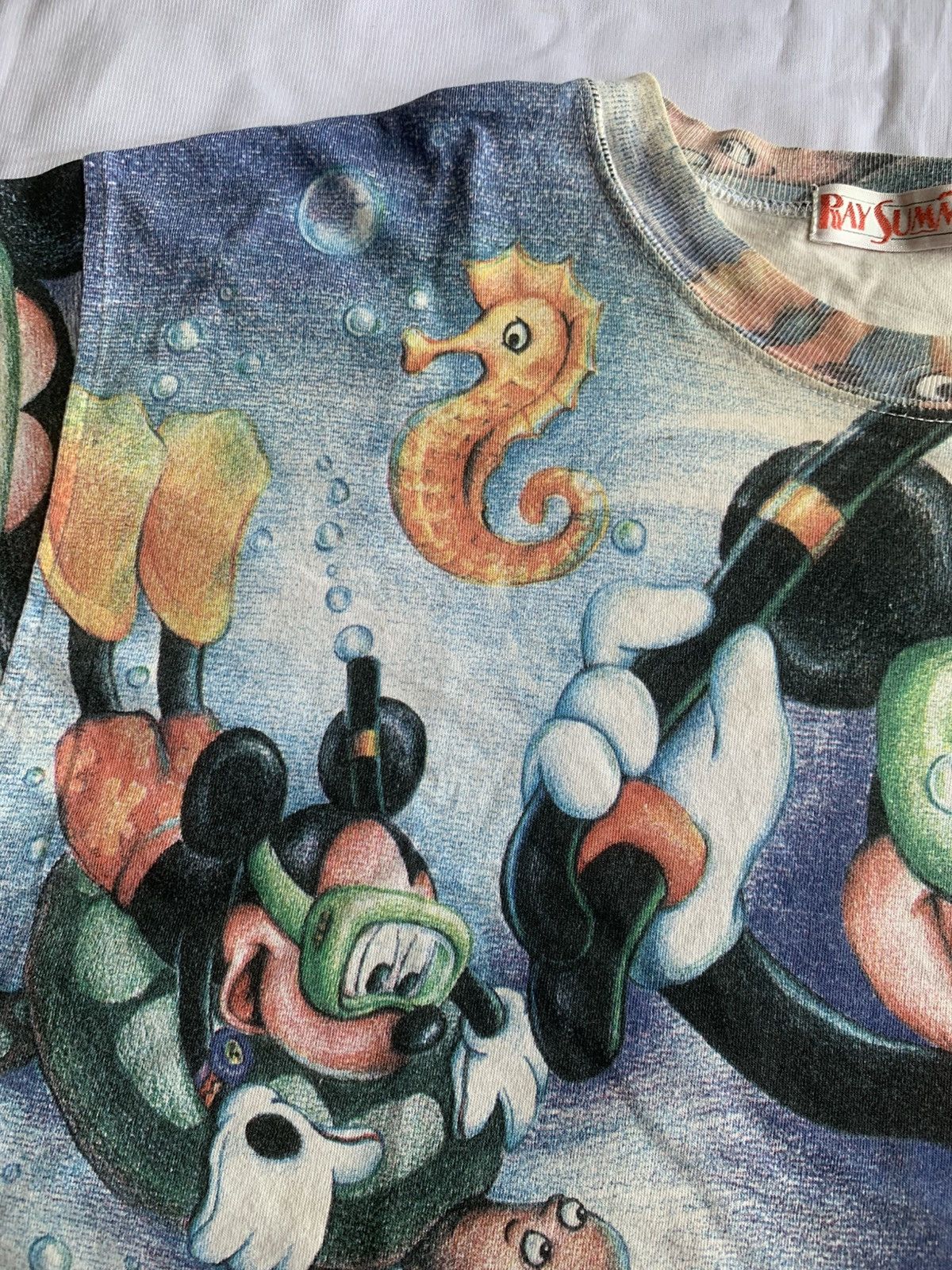 Disney × Medicom Toy × Number (N)ine Vintage RARE Japan Disney Mickey Mouse Aop Tee Size US M / EU 48-50 / 2 - 8 Thumbnail