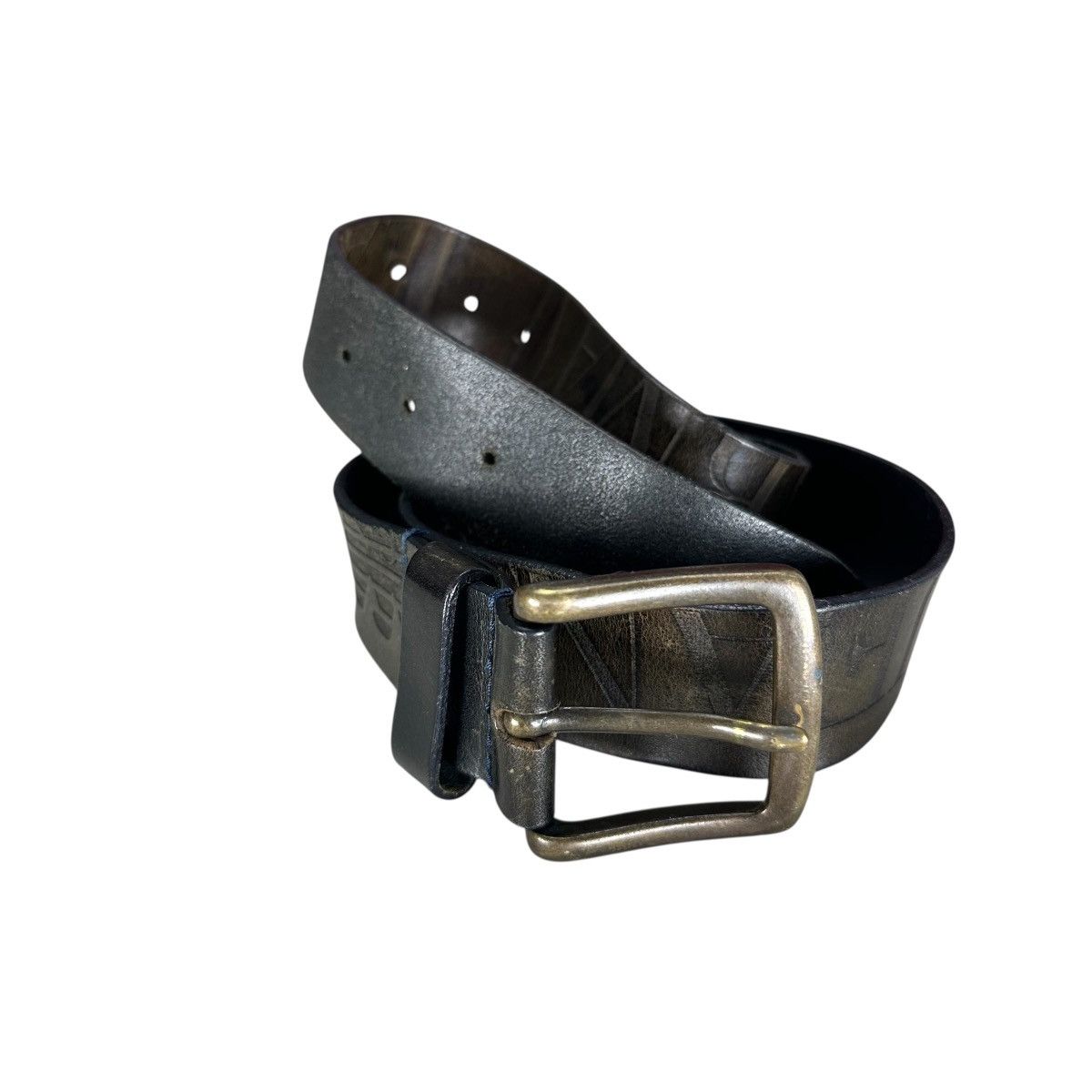 Armani ARMANI JEANS ITALY LEATHER BELT Size ONE SIZE - 1 Thumbnail