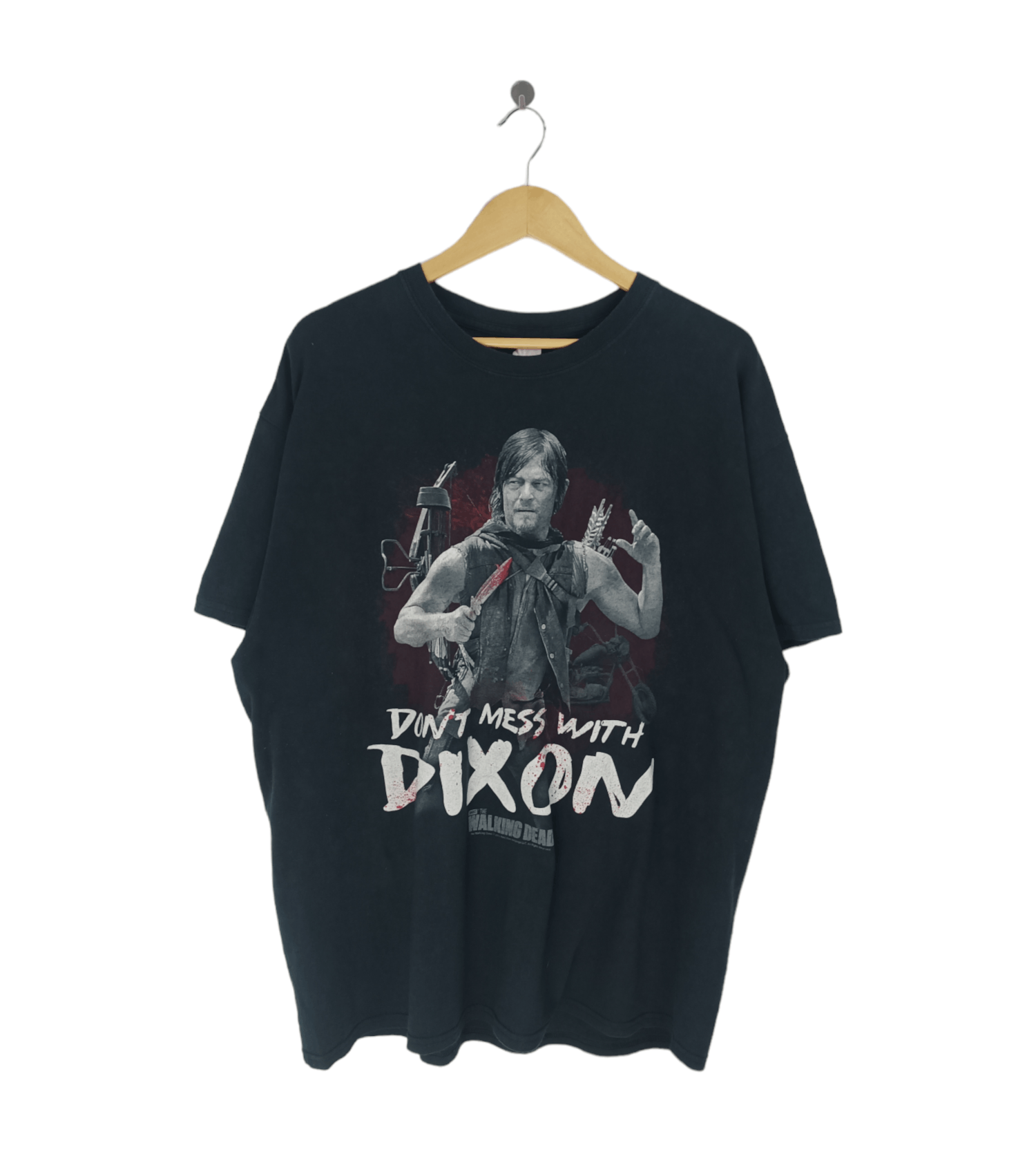 VINTAGE 2014 THE WALKING DEAD DARYL DIXON VERY RARE TEE