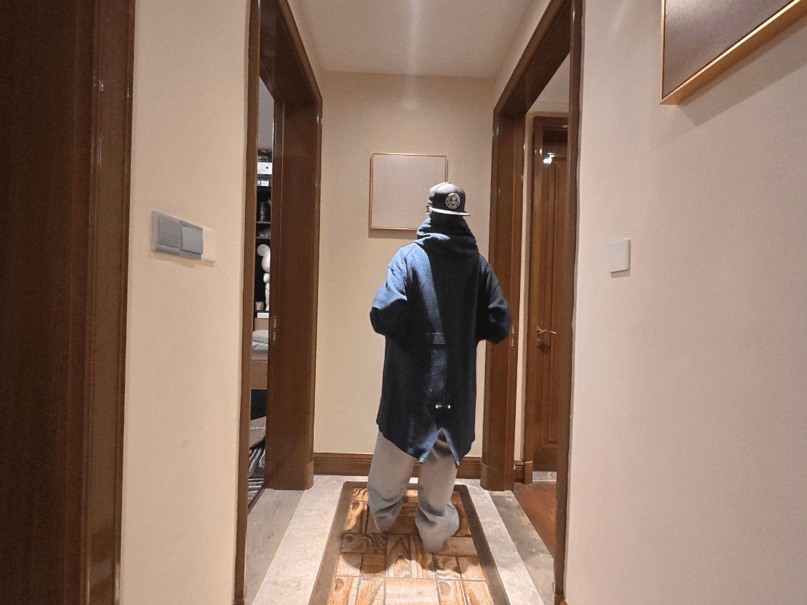 Undercover Sz 4 Undercover Black Hooded Wool Coat Mojos916907 Size US XL / EU 56 / 4 - 9 Thumbnail