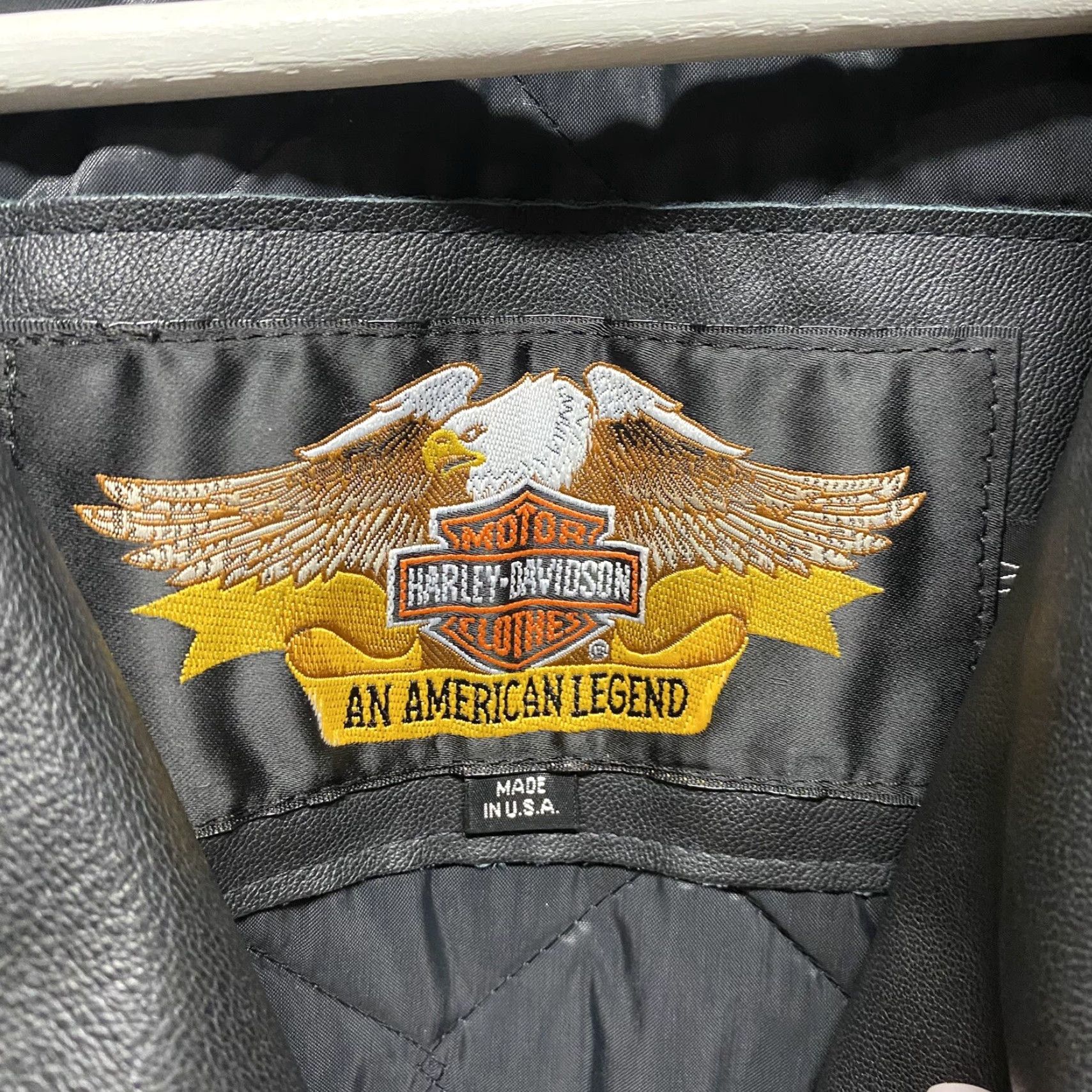 Harley Davidson VINTAGE Harley-Davidson Embroidered Women’s Leather Jacket Size S Black Size S / US 4 / IT 40 - 4 Thumbnail