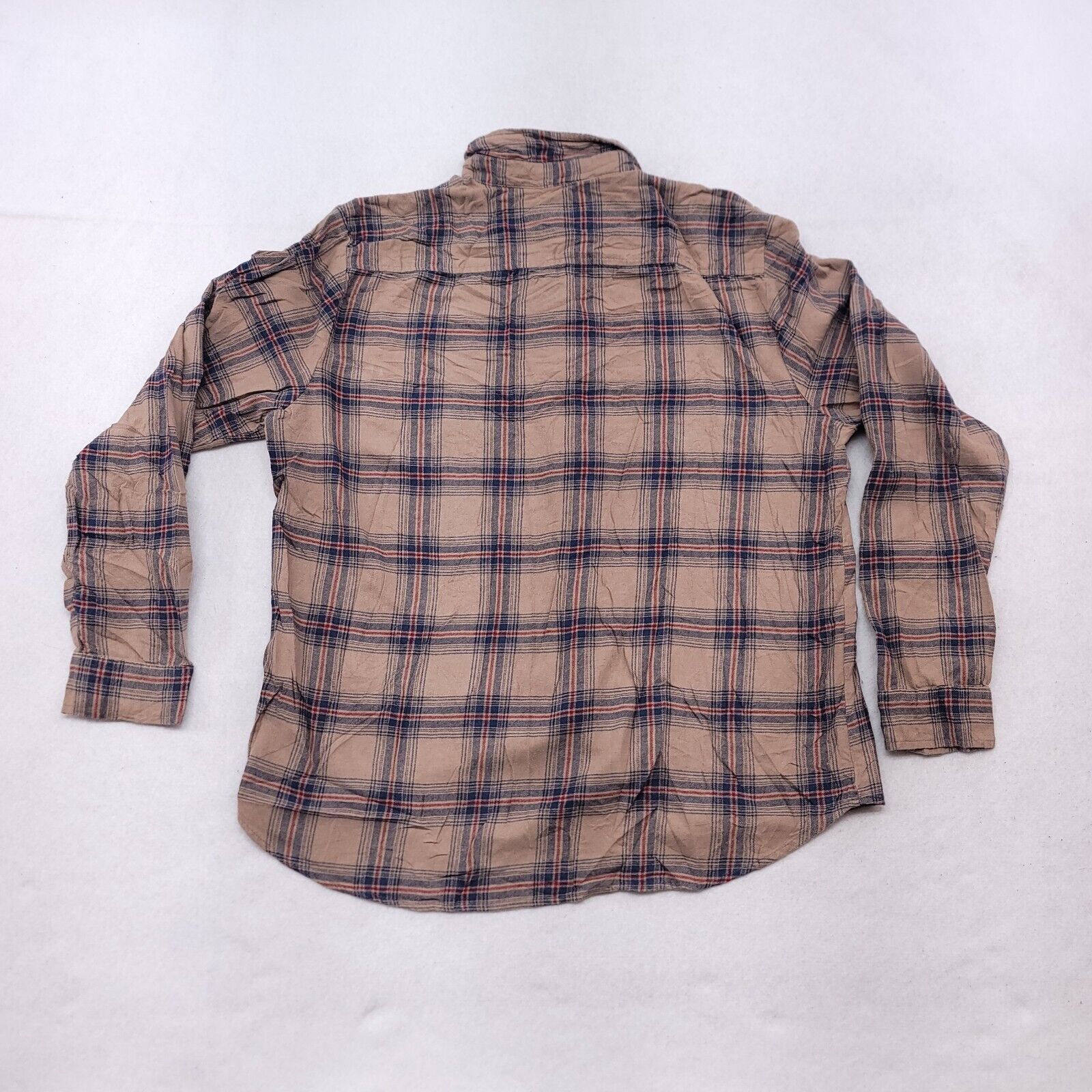 Forever 21 Forever 21 Tartan Flannel Button Up Shirt Mens Size XL Brown Size US XL / EU 56 / 4 - 9 Thumbnail