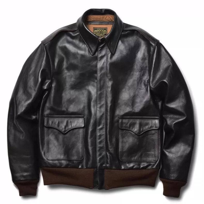The Real McCoy's THE REAL McCOY'S A-2 Leather Jacket and Leather Coat, Amecu Size US M / EU 48-50 / 2 - 1 Thumbnail