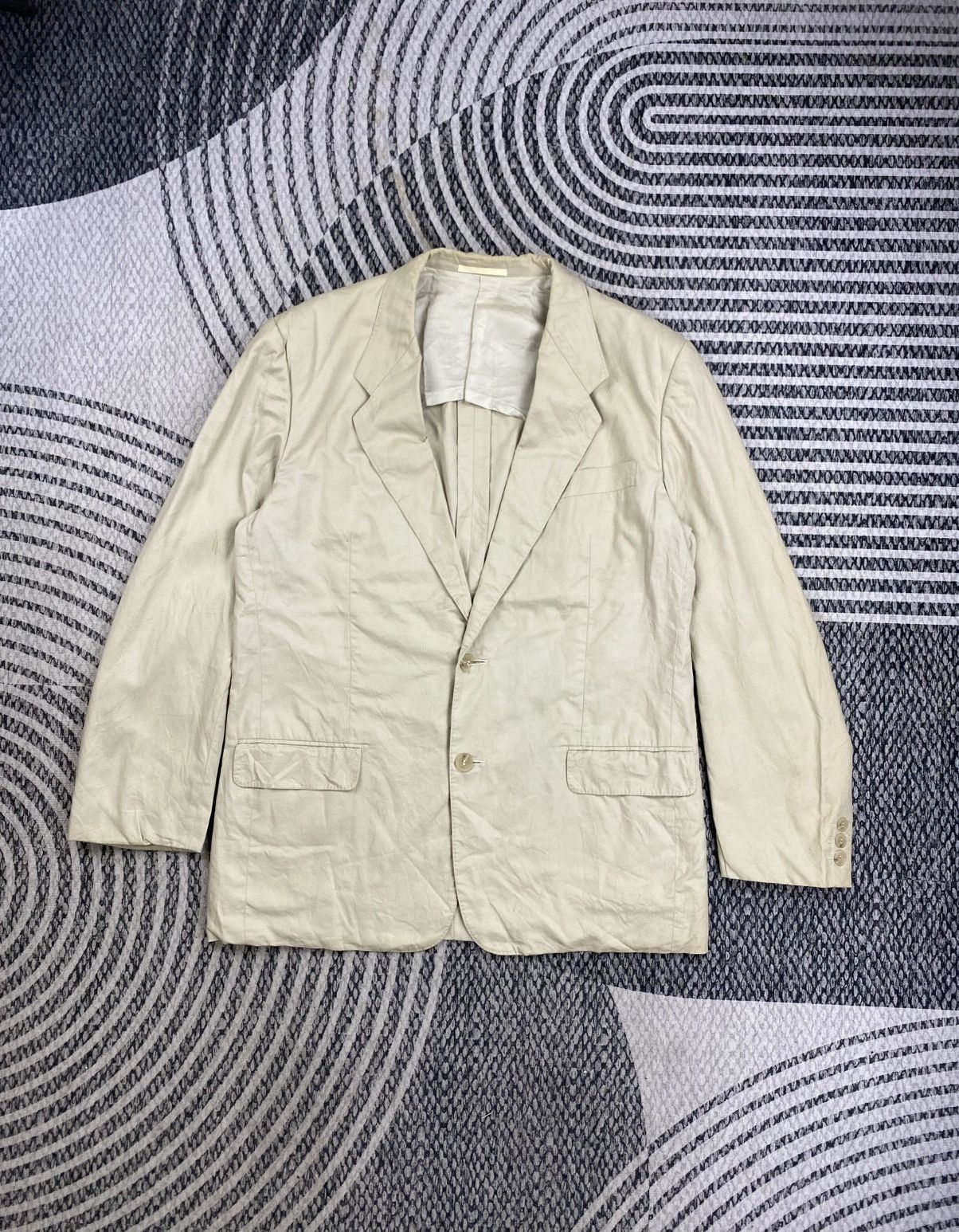 Yohji Yamamoto Yohji Yamamoto LQ Y’s For Men Double Button Blazer Size US M / EU 48-50 / 2 - 1 Thumbnail