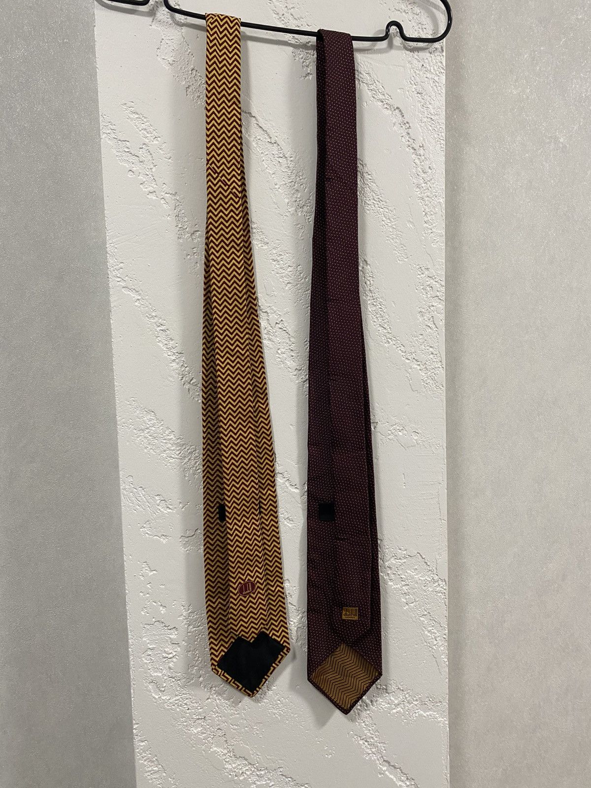 Alfred Dunhill Dunhill London Silk Tie x 2 in the post Size ONE SIZE - 9 Thumbnail