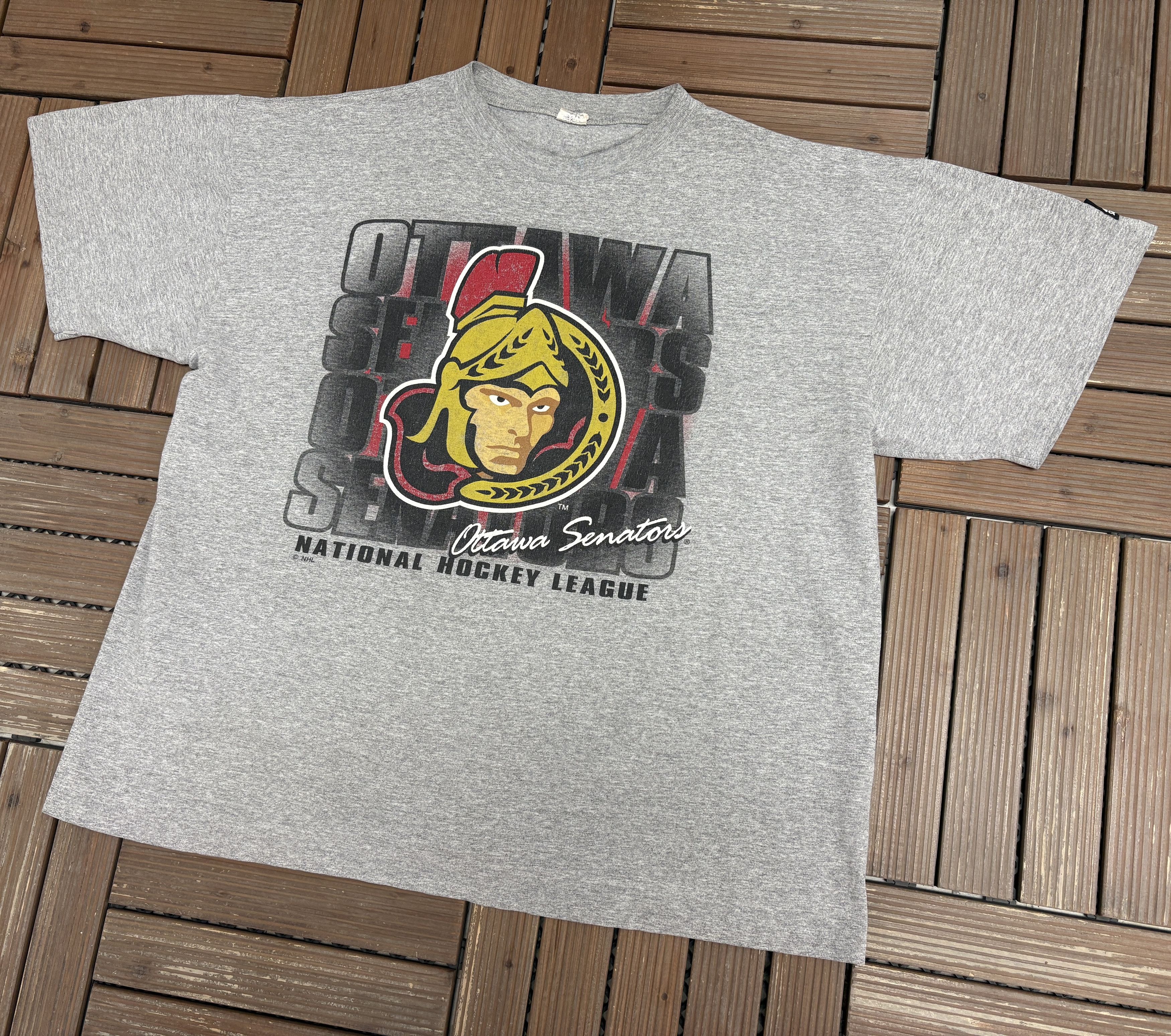 Starter Ottawa Senators Vintage Grey Starter T-Shirt Tee Size US XL / EU 56 / 4 - 2 Thumbnail