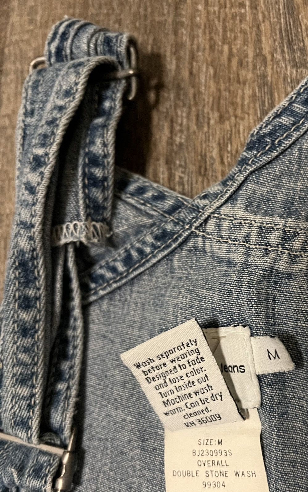 Vintage Vintage Calvin Klein Jeans Denim Overalls Size Medium Size US 33 - 6 Thumbnail