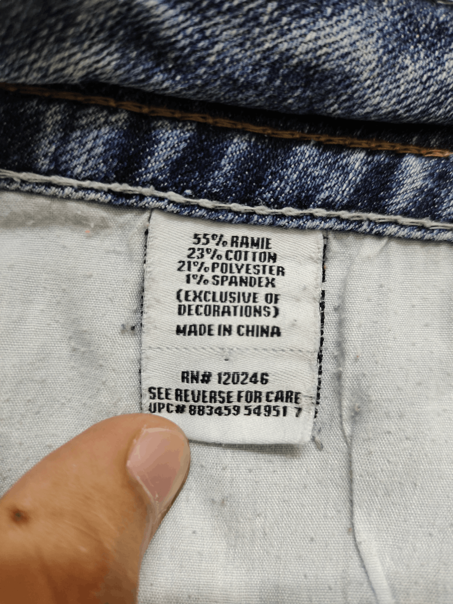 If Six Was Nine Flare Jeans Wallflower Clawmark Faded Denim Bootcut Low Rise Size US 30 / EU 46 - 22 Thumbnail