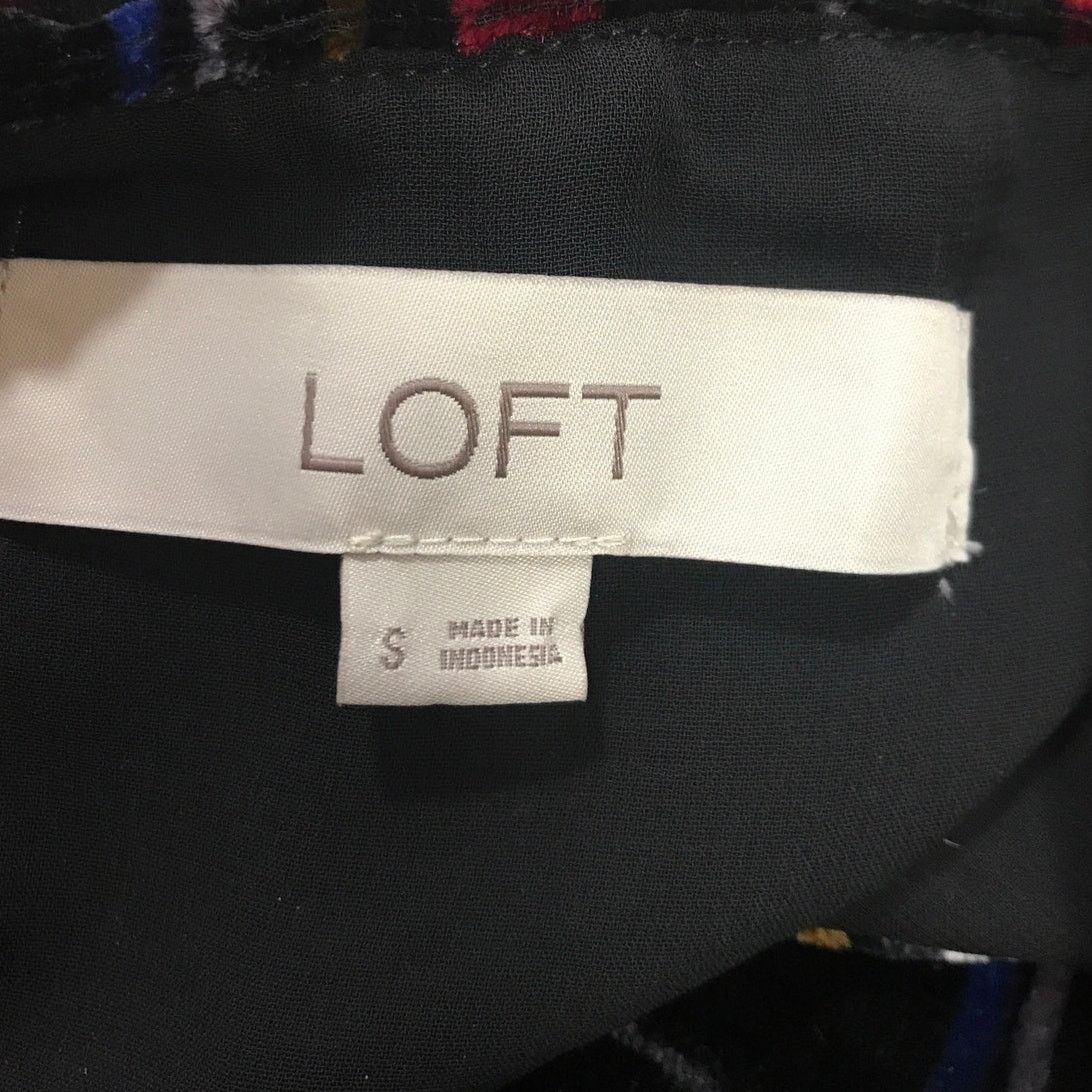 Loft Loft Plaid Velvet V-Neck Sleeveless Lined Camisole S Size S / US 4 / IT 40 - 4 Thumbnail