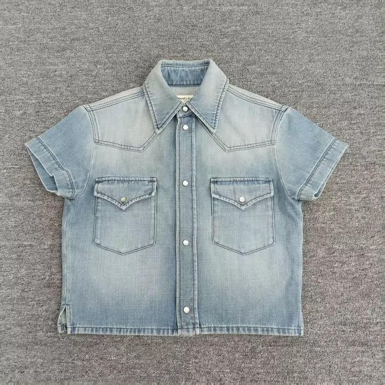Saint Laurent Paris Saint Laurent Paris SS23 Distressed Effect Lapel Single Bre Size S / US 4 / IT 40 - 2 Thumbnail