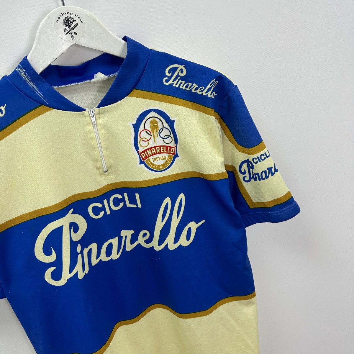 Vintage Vintage 90s Pinarello Cycle Italy jersey y2k bicycle tour Size US M / EU 48-50 / 2 - 5 Thumbnail