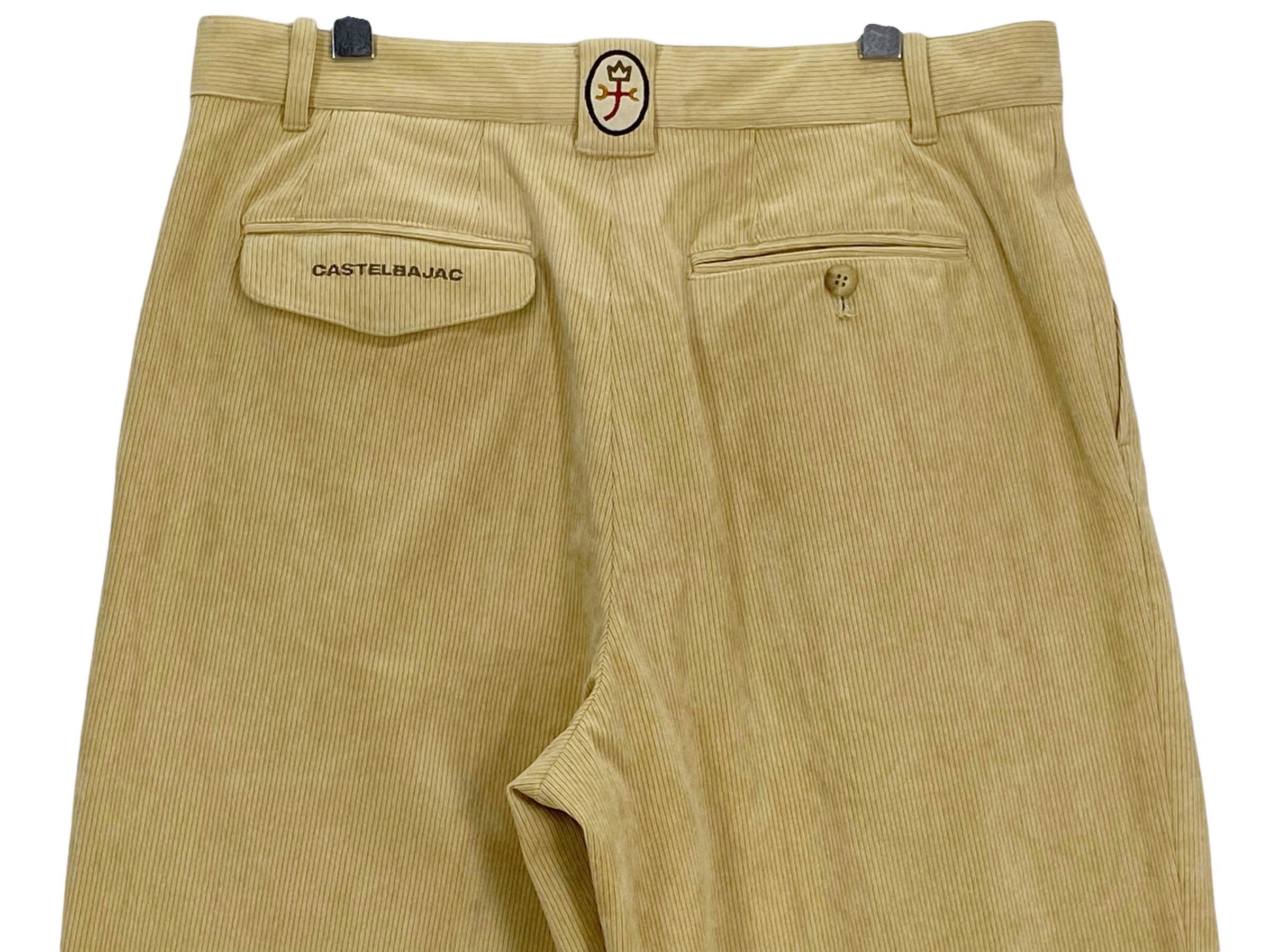 Polo Ralph Lauren Castelbajac Cords Pants Corduroy Pants Size US 33 - 6 Thumbnail