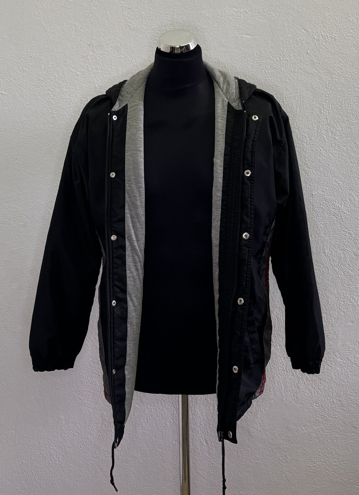 Adidas Adidas vintage 90s jacket zippered hood size XL Size US XL / EU 56 / 4 - 5 Thumbnail