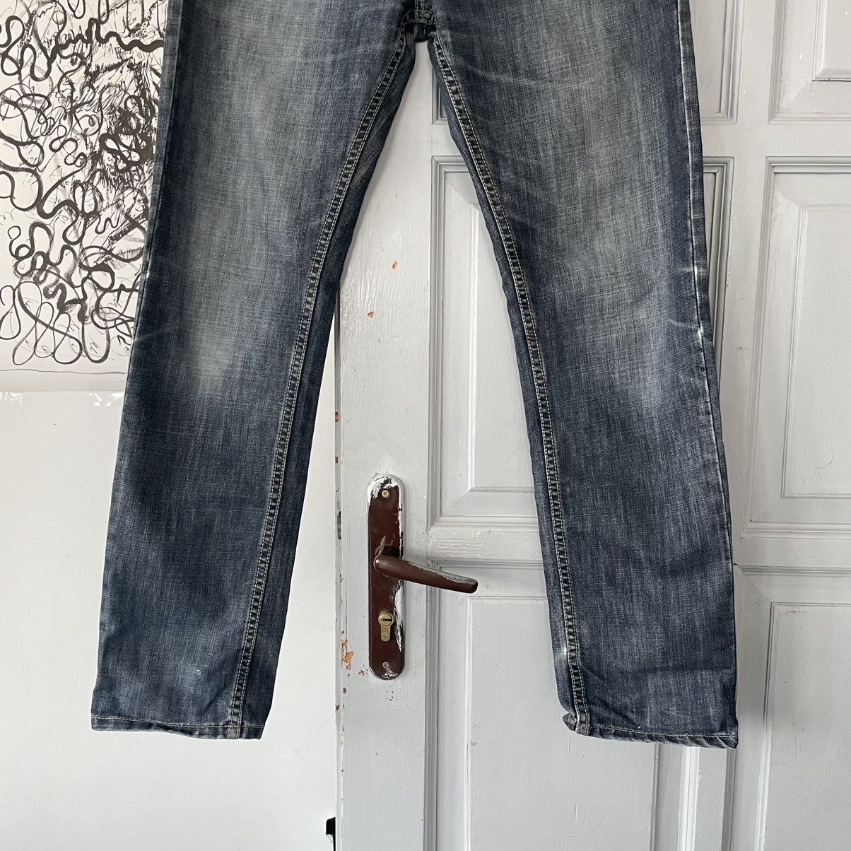 G-Star × Vintage Vintage 00’s G-Star RAW 33/01 Denim Pants y2k Size US 32 / EU 48 - 3 Thumbnail