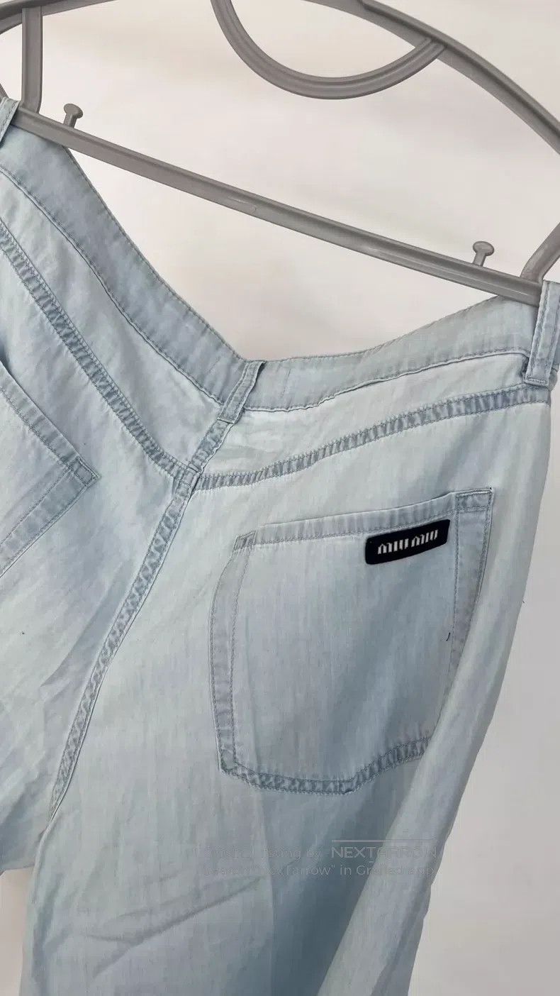 Miu Miu Miu Miu 38 Loose straight slacks Size 37" - 8 Thumbnail