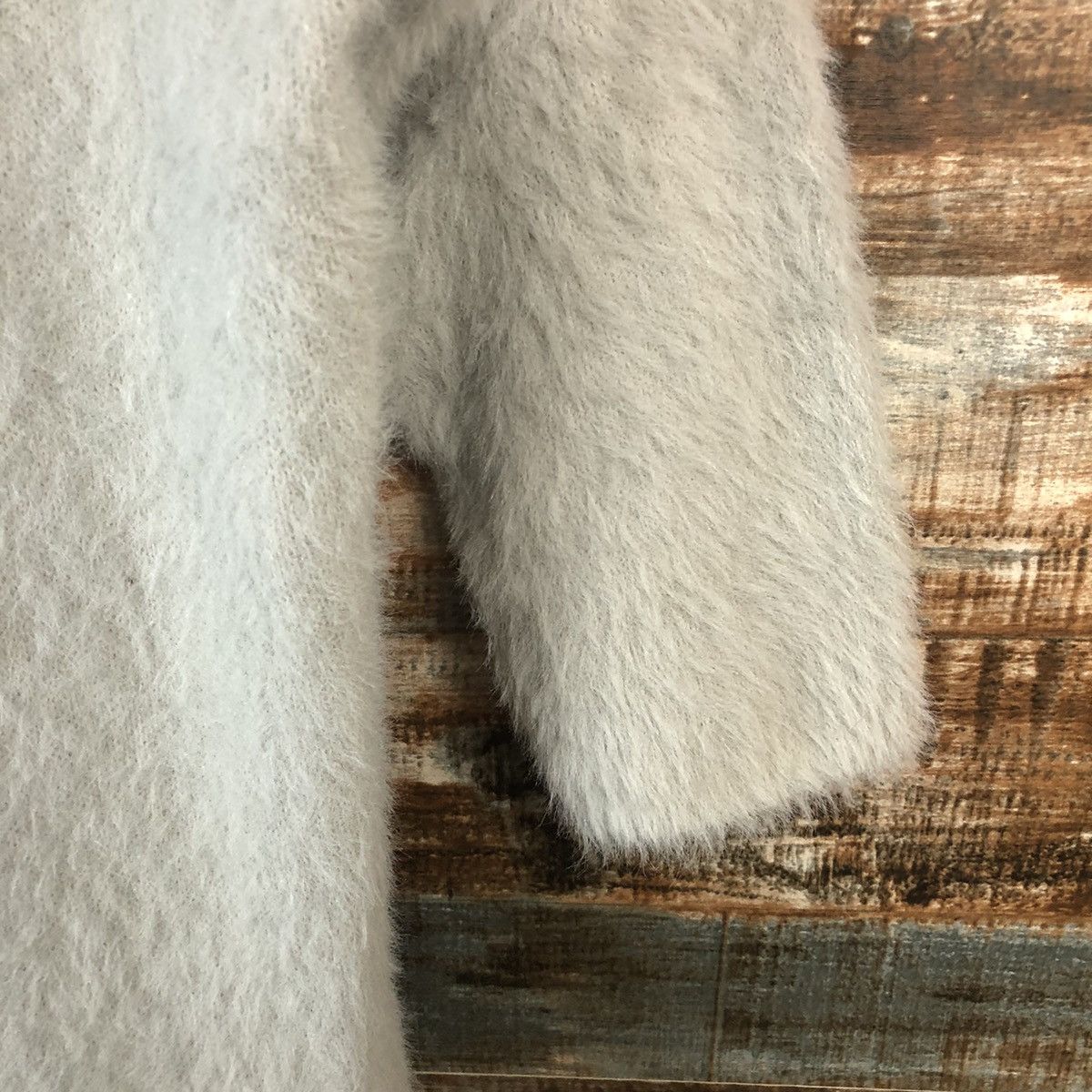 Homespun Knitwear × Japanese Brand Rope Picnic Grey Cardigan Knitwear #A1319 Size L / US 10 / IT 46 - 8 Thumbnail