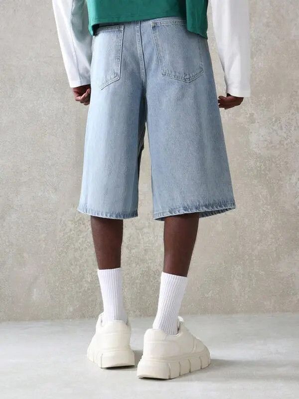 Jean Hazuki x Koga Carpenter Y2k Shorts Jorts Designer Denim Size US 36 / EU 52 - 4 Thumbnail