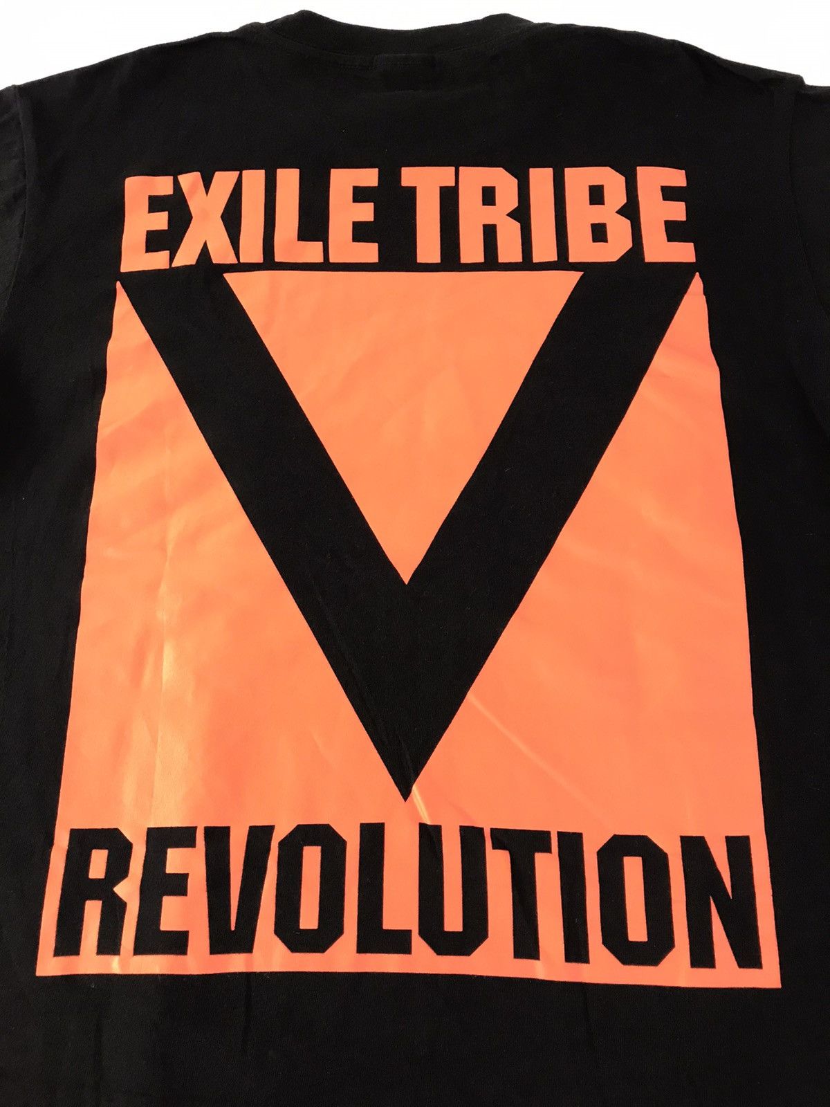 Band Tees Exile Tribe Revolution Big Box Logo Orange Printed Tee Size US M / EU 48-50 / 2 - 4 Thumbnail