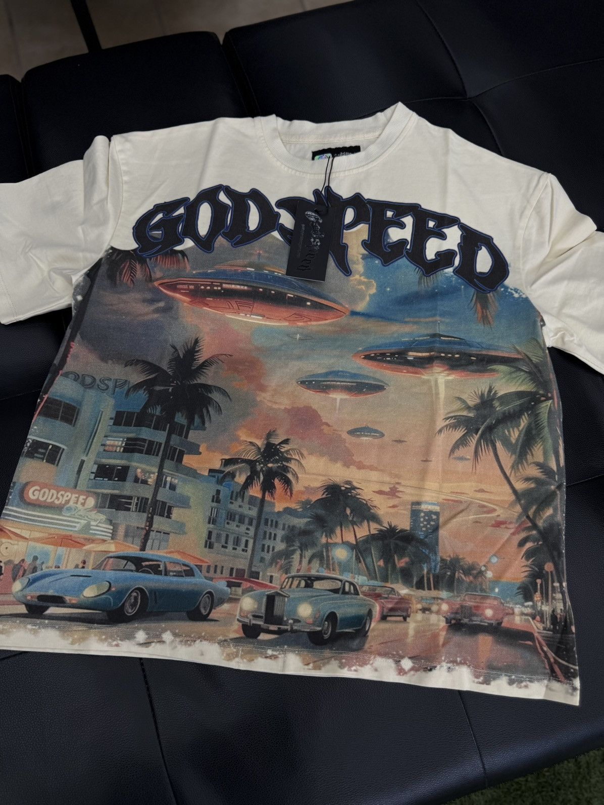 Godspeed Godspeed UFO Miami Tee Shirt Size S (NEW) Size US S / EU 44-46 / 1 - 4 Thumbnail