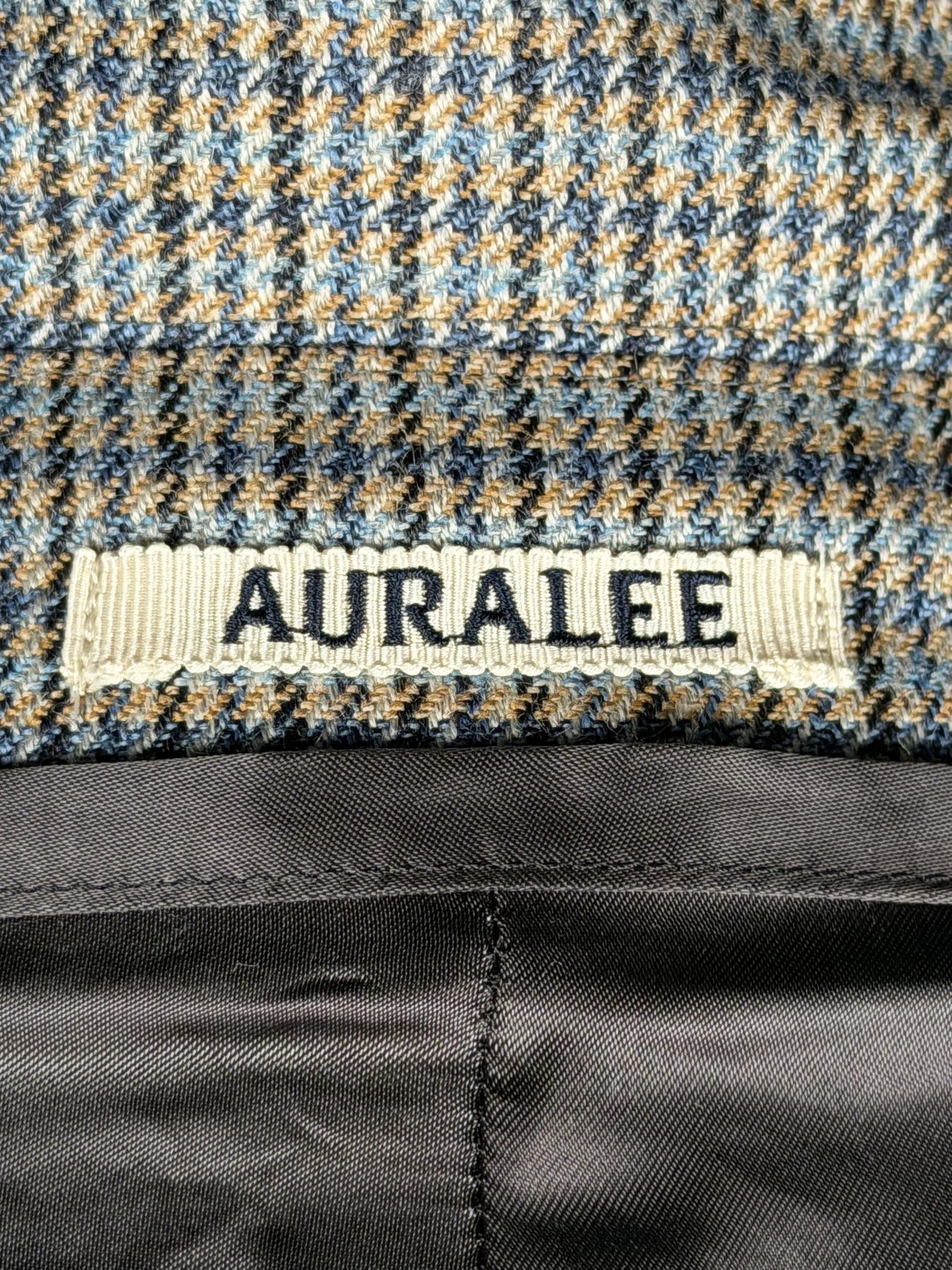 Auralee Double Face Check Soutien Collar Coat Size US XL / EU 56 / 4 - 13 Thumbnail