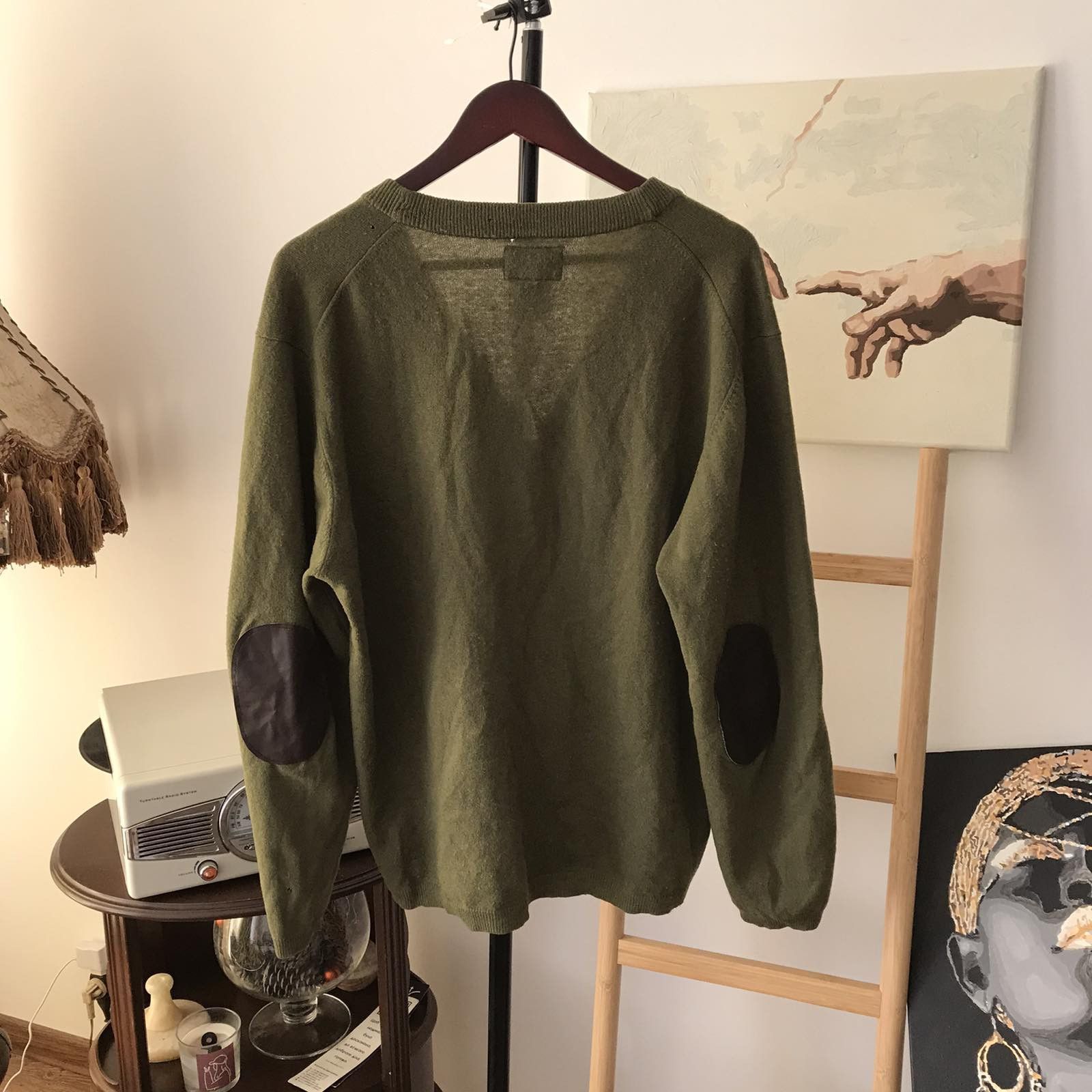Stussy Vintage Stussy Knit Olive Collar Cardigan Zip Up 90s Size US XL / EU 56 / 4 - 2 Thumbnail