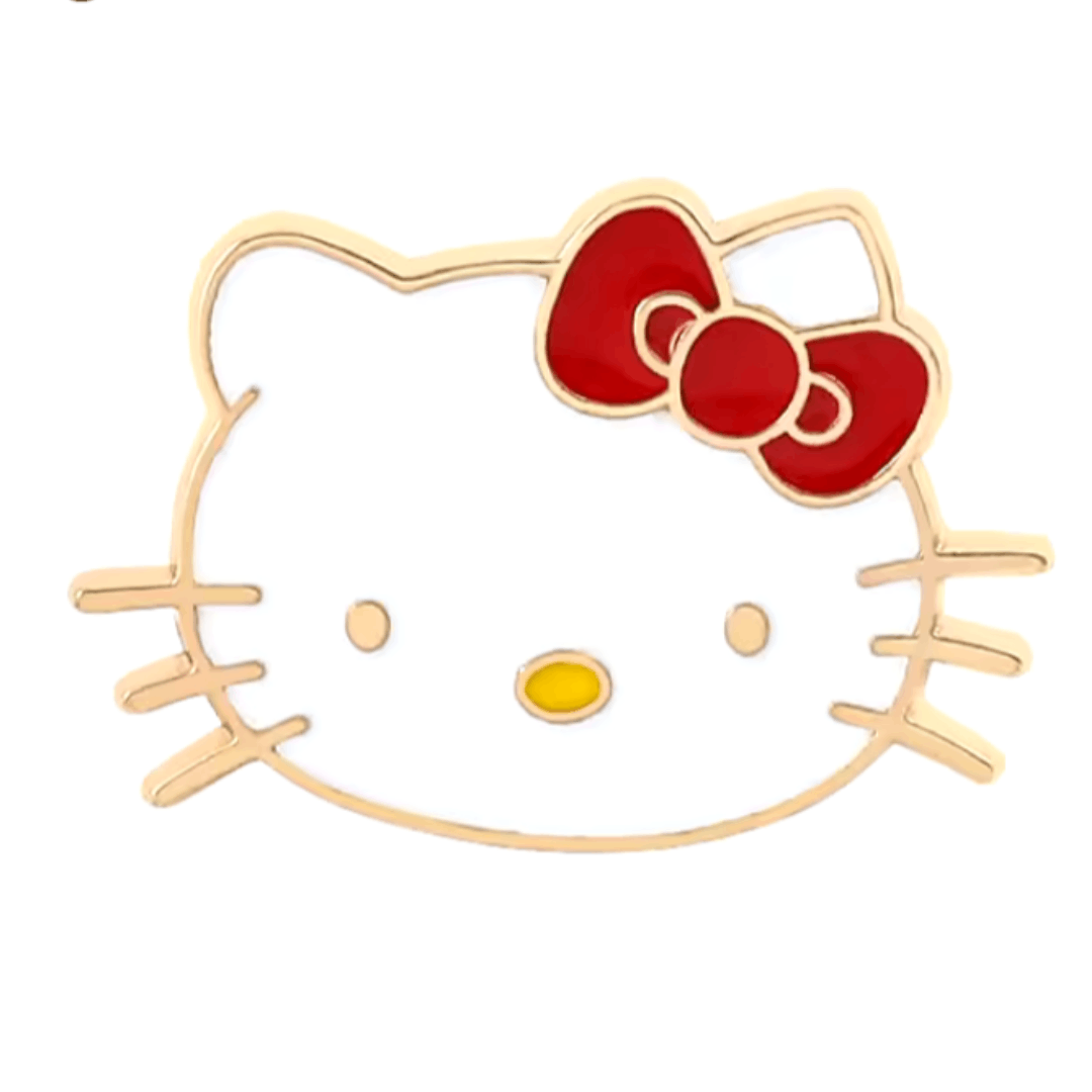 Japanese Brand Hello Kitty Cute Lapel Pin, Enamel Pin, 1 NEW PIN Size ONE SIZE - 1 Thumbnail