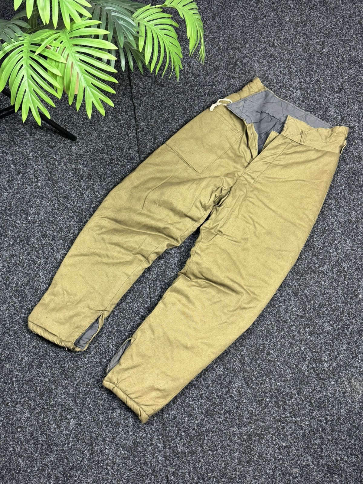 Other Vintage winter warm work pants 1970s in army style USSR Size US 28 / EU 44 - 10 Thumbnail