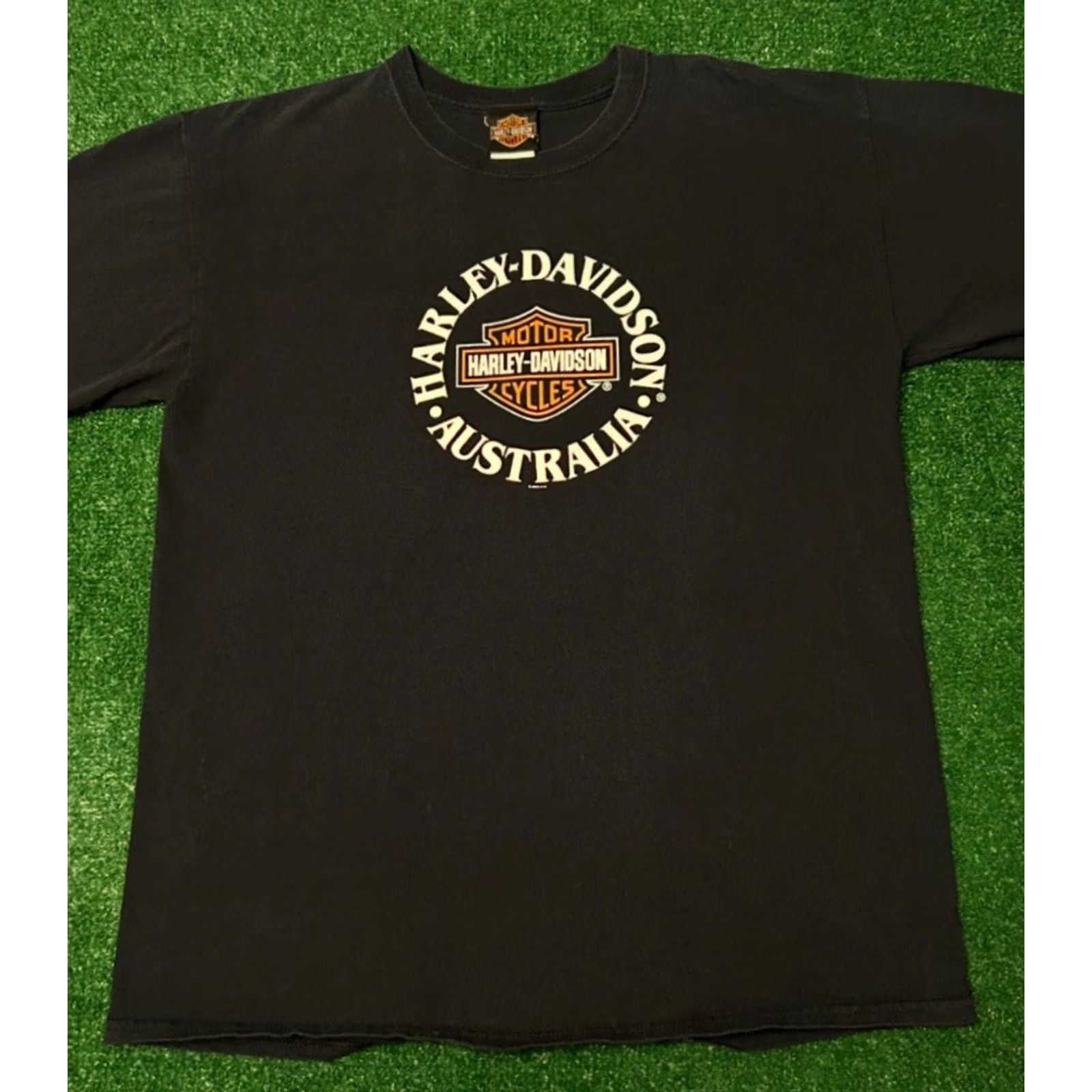 Harley Davidson VINTAGE Harley-Davidson Australia Logo Biker 2004 VTG Shirt Mens Size L Black Short Sleeve Logo 90s Y2K Punk Grunge Hip Hop Vintage Men Size US L / EU 52-54 / 3 - 3 Thumbnail