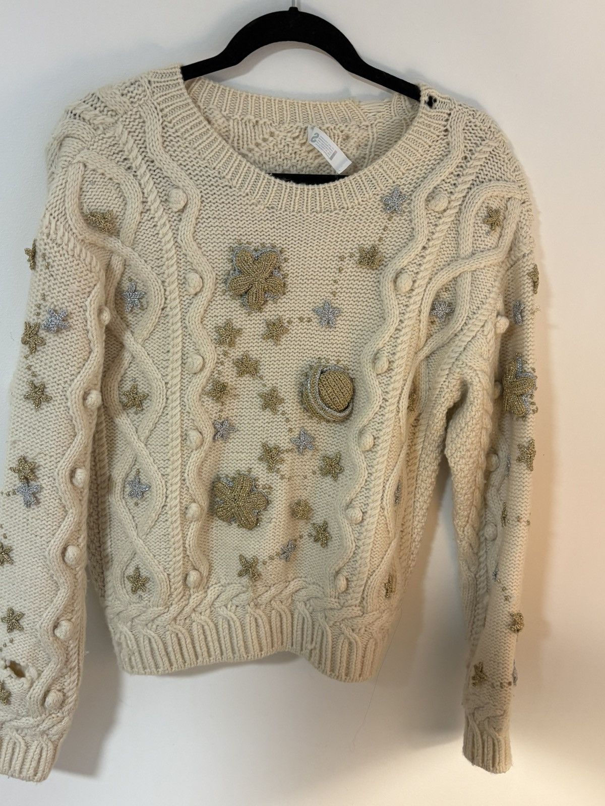 Issey Miyake Issey Miyake Textured Cable Knit Sweater Size XS / US 0-2 / IT 36-38 - 1 Thumbnail