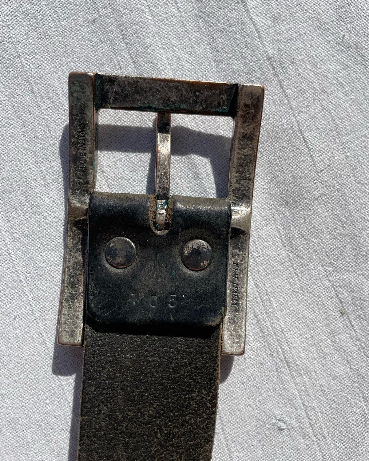 Leather Vintage Marithusli Leather Belt Size ONE SIZE - 6 Thumbnail