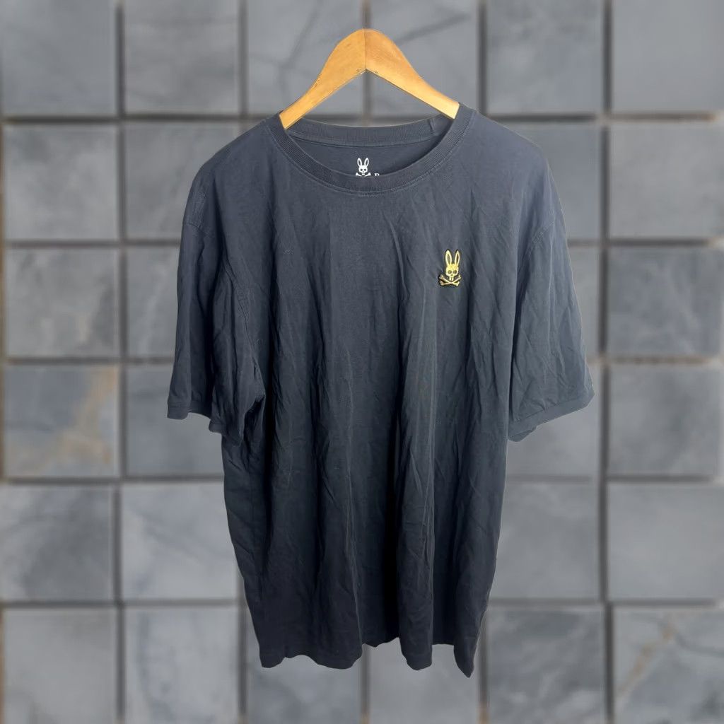 Psycho Bunny Psycho Bunny Shirt Mens 3XL Black Pima Cotton Embroidered Skull Logo Tee Size US XXL / EU 58 / 5 - 1 Thumbnail