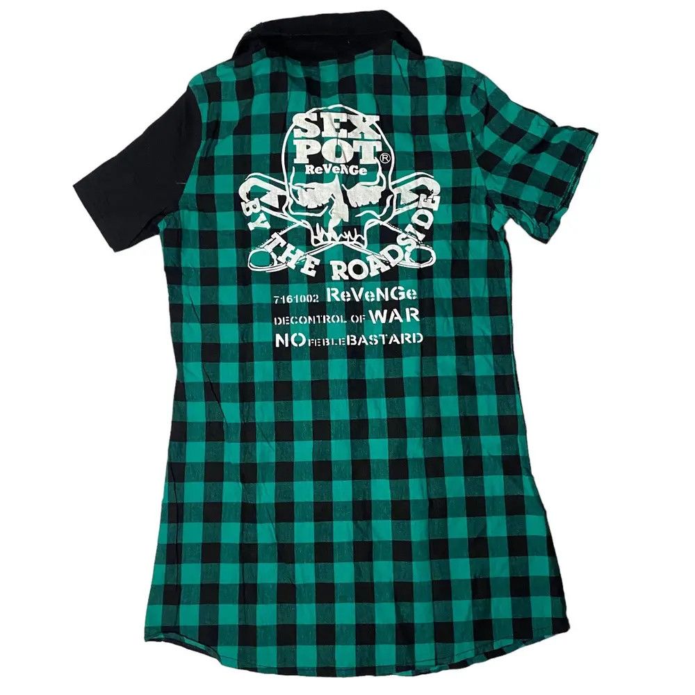 Japanese Brand X-Girl Punk Girl Zip Shirt Size US S / EU 44-46 / 1 - 2 Thumbnail