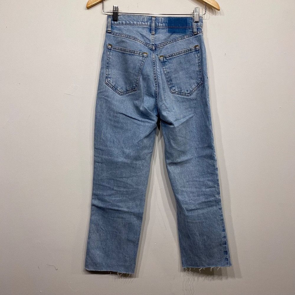 Abercrombie & Fitch Abercrombie & Fitch Light Wash The Ankle Straight Ultra High Size 24" / US 00 / IT 34 - 4 Thumbnail