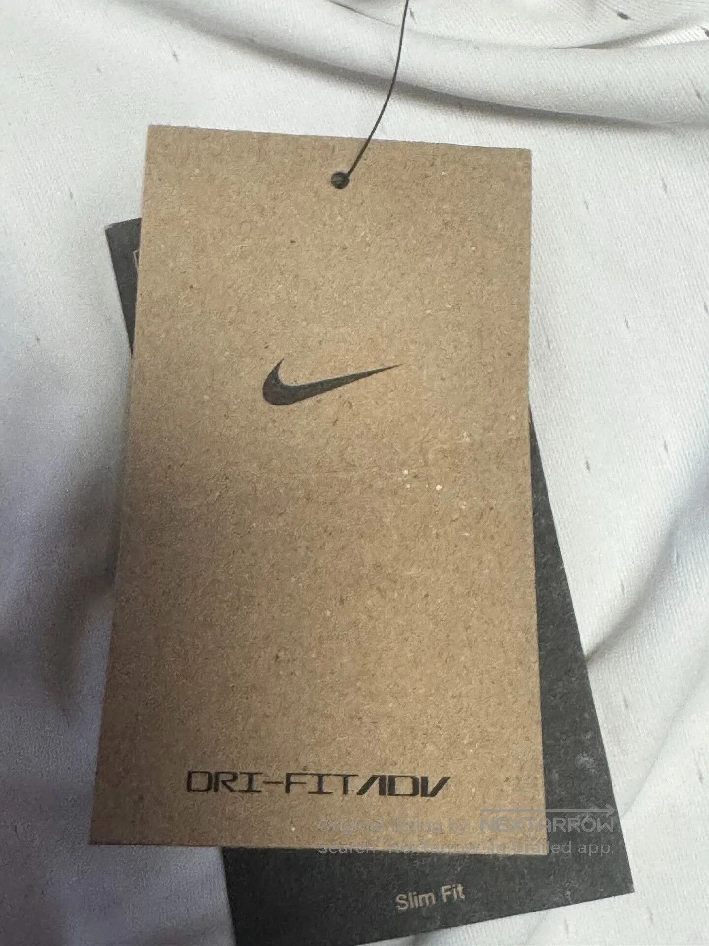 Nike nike white performance marathon tank top. Size US M / EU 48-50 / 2 - 4 Thumbnail