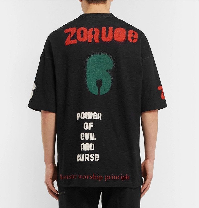 Jun Takahashi × Undercover Undercover - Oversized “New York” Print Cotton-Jersey TShirt Size US M / EU 48-50 / 2 - 5 Thumbnail