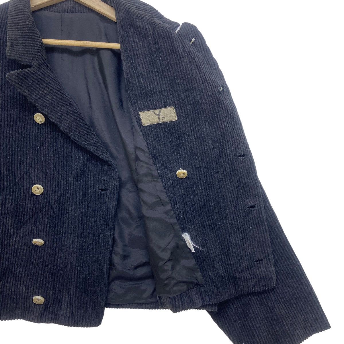 Yohji Yamamoto Vintage 80s Y’s Yohji Yamamoto Corduroy Cropped Jacket Size US M / EU 48-50 / 2 - 9 Thumbnail