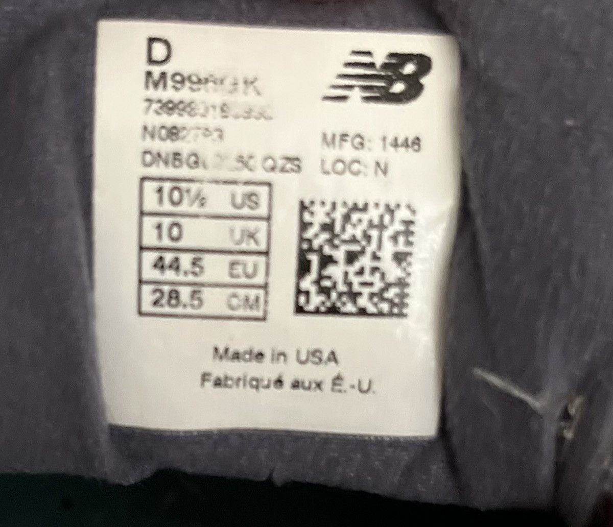 New Balance Men’s New Balance 996 Connoisseur Grey Burgundy Sz 10-1/2 Size US 10.5 / EU 43-44 - 5 Thumbnail